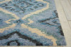 Nourison Tahoe Modern MTA06 Denim Blue Area Rugs