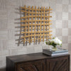 Uttermost Gridlines Gold Metal Wall Decor