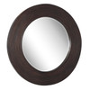 Uttermost Dutton Dark Walnut Round Mirror