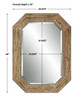 Uttermost Siringo Rustic Octagonal Mirror