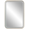 Uttermost Crofton Lighted Brass Vanity Mirror