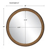 Uttermost Bolton Round Rope Mirror