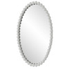 Uttermost Serna White Oval Mirror