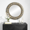 Uttermost Copper Terrazzo Round Mirror