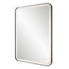 Uttermost Crofton Lighted Black Large Mirror