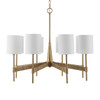 Uttermost Lautoka Rattan 8 Light Chandelier