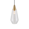 Uttermost Eichler Antique Brass 1 Light Mini Pendant