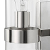 Uttermost Cardiff Nickel 1 Light Cylinder Sconce