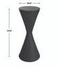 Uttermost Time's Up Hourglass Shaped Drink Table