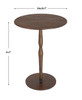 Uttermost Industria Copper Bronze Accent Table