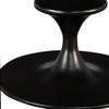 Uttermost Flight Textured Black Accent Table