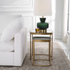 Uttermost Vista Gold Nesting Tables, Set Of 2