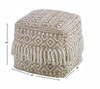 Uttermost Boheme Wool & Hemp Pouf