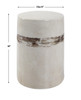 Uttermost Comanche White Ceramic Garden Stool