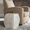 Uttermost Grove Ivory Wooden Accent Stool