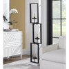 Uttermost Cielo Black Floor Lamp