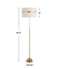 Uttermost Prominence Brass Floor Lamp