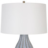 Uttermost Veston Blue Glaze Table Lamp