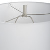 Uttermost Ascent White Geometric Table Lamp