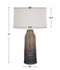 Uttermost Padma Mottled Table Lamp