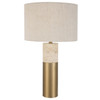 Uttermost Gravitas Elegant Brass & Stone Lamp