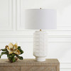 Uttermost Window Pane White Table Lamp