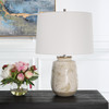 Uttermost Medan Taupe & Gray Table Lamp