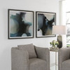 Uttermost Telescopic Abstract Framed Prints, Set/2