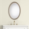 StudioLX Mirror - Metallic Silver Finish With A Subtle Brown Antiquing