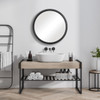 StudioLX Mirror A Black Textured Surface With A Black Satin Finish