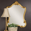 StudioLX Mirror Lightly Distressed Gold Finish