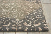 Nourison Opaline OPA13 Charcoal Area Rugs