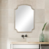 StudioLX Mirror Heavily Antiqued Golden Champagne