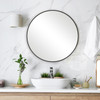 StudioLX Mirror Satin Black Finish With Plain Mirror - W00510