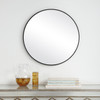 StudioLX Mirror Satin Black Finish With Plain Mirror - LX00510