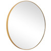 StudioLX Mirror Brushed Gold Finish With Plain Mirror - W00512