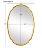 StudioLX Mirror Lightly Antiqued Gold Leaf - W00527