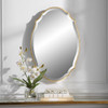 StudioLX Mirror Lightly Antiqued, Metallic Gold Leaf - W00531