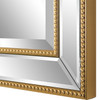 StudioLX Mirror Bevel Mirrored Frame With Gold Beading