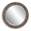 StudioLX Mirror Strips Of Darkened Weathered Pine