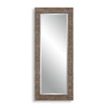 StudioLX Mirror Strips Of Distressed Weathered Pine