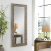 StudioLX Mirror Strips Of Distressed Weathered Pine