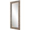 StudioLX Mirror Strips Of Distressed Weathered Pine