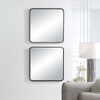 StudioLX Mirror - Set of 2 Satin Black Finish