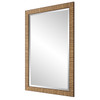 StudioLX Mirror Faux Rattan Wrap