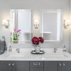 StudioLX Mirror Double Rows Of Beveled Mirror Panels