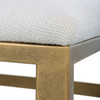 StudioLX Accent Furniture Antique Brushed Brass Finish - W23009