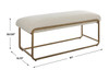 StudioLX Accent Furniture Antique Brushed Brass Finish - LX23021