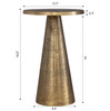 StudioLX Accent Furniture Antique Brass