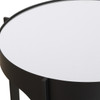 StudioLX Accent Furniture Matte Black Finish On Iron Frame